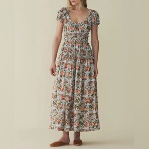 Doen Leanne Dress in Calico Garden